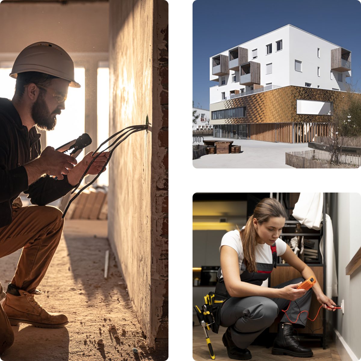 Installation électrique logement collectif Saint-Nazaire