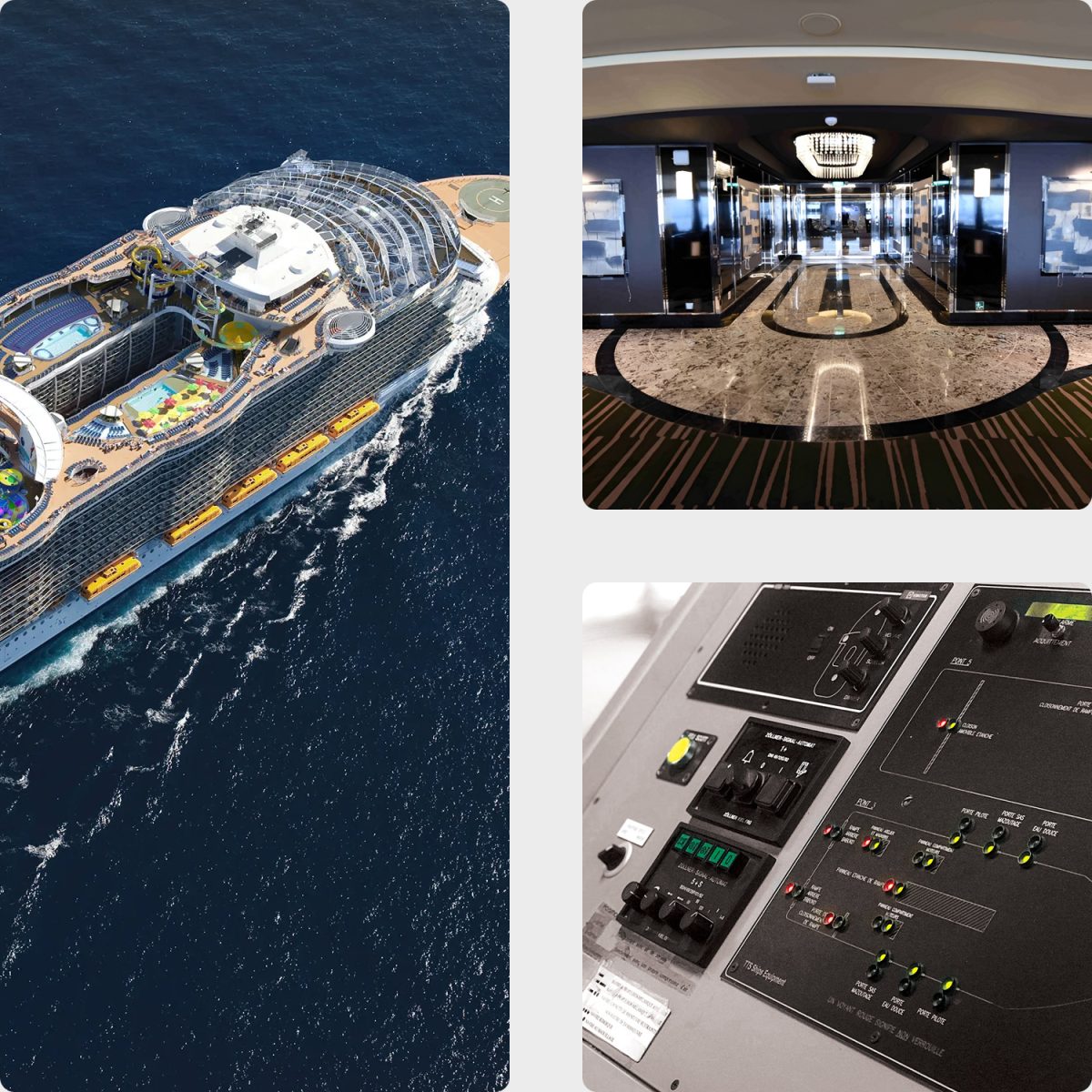 Expertise électricité industrielle Saint-Nazaire et électricité navale / Installations embarquées