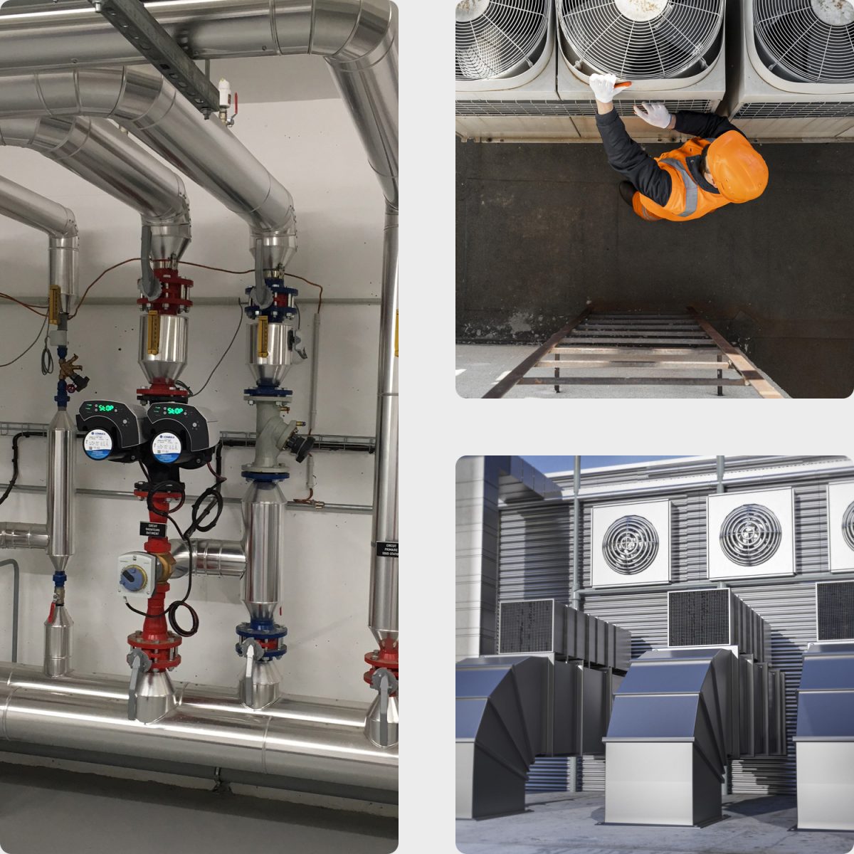 Installation CVC tertiaire Saint-Nazaire / Systèmes CVC