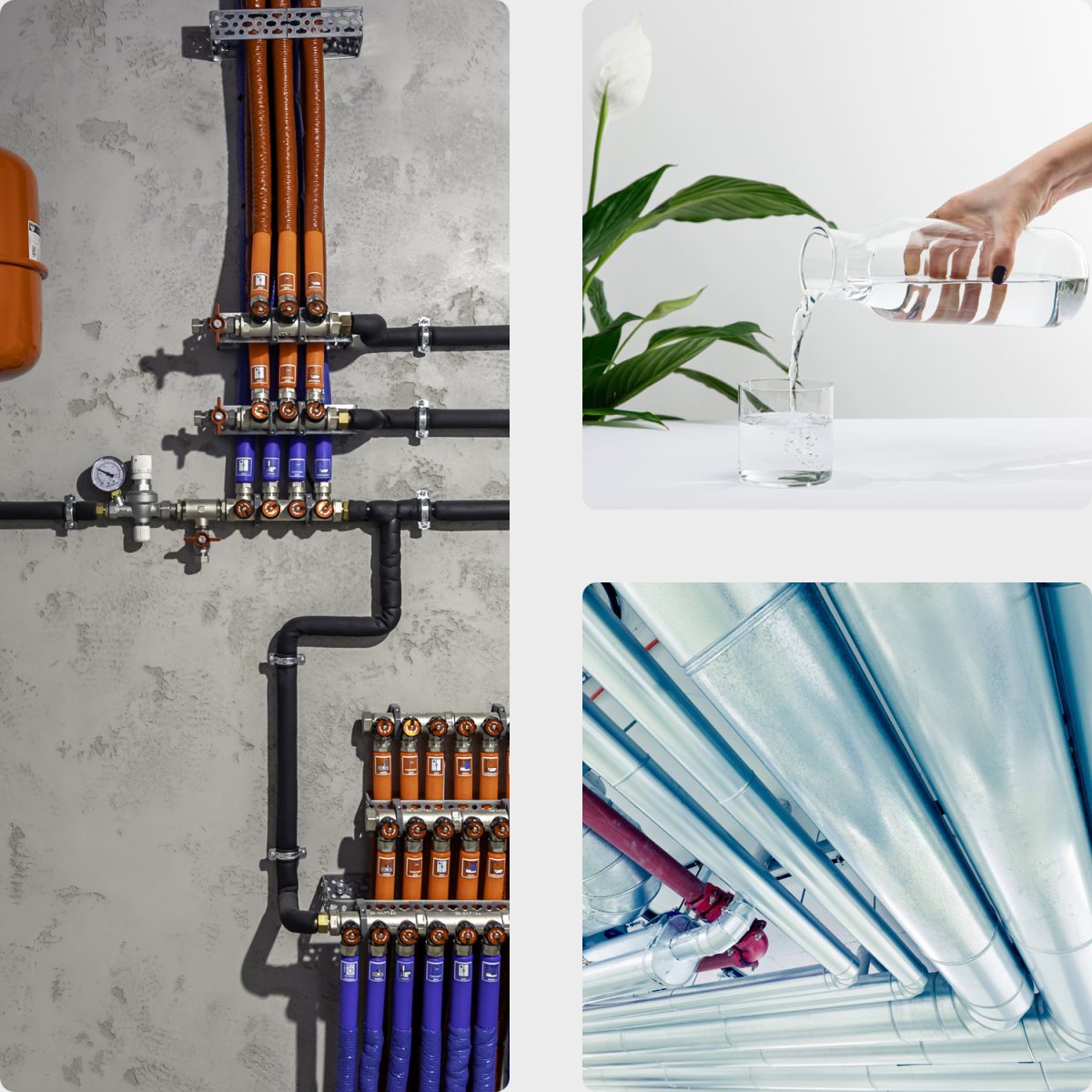 Plomberie tertiaire Saint-Nazaire / Eau chaude et froide